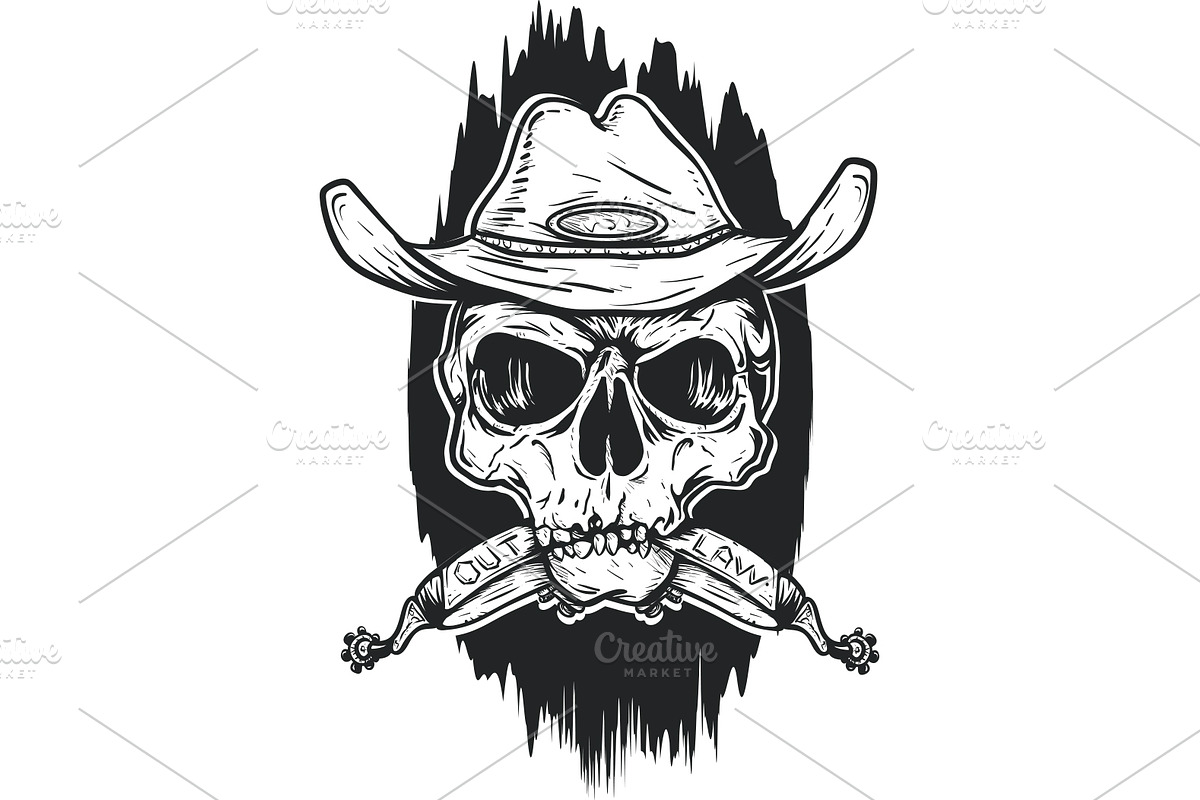 Outlaw's Skull in Illustrations - product preview 8