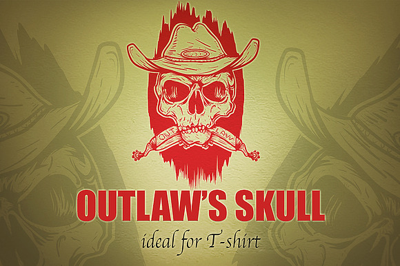 Outlaw's Skull in Illustrations - product preview 2