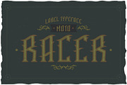 Racer Label Typeface