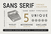 Sans Serif Typeface Collection