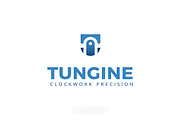 Tungine Tech T Logo Template