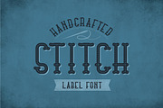 Stitch Vintage Label Typeface
