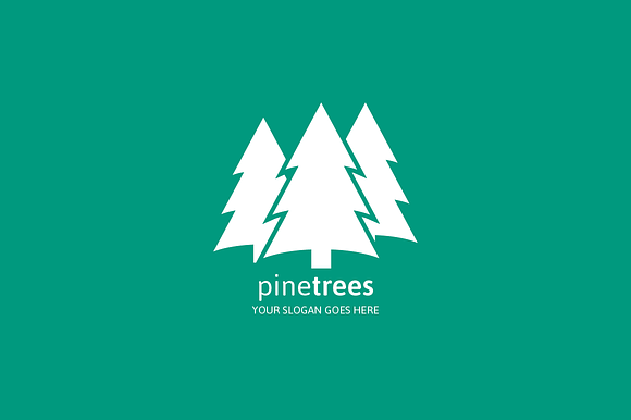 Pine Trees Logo in Logo Templates - product preview 2