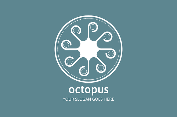 Octopus Logo in Logo Templates - product preview 2