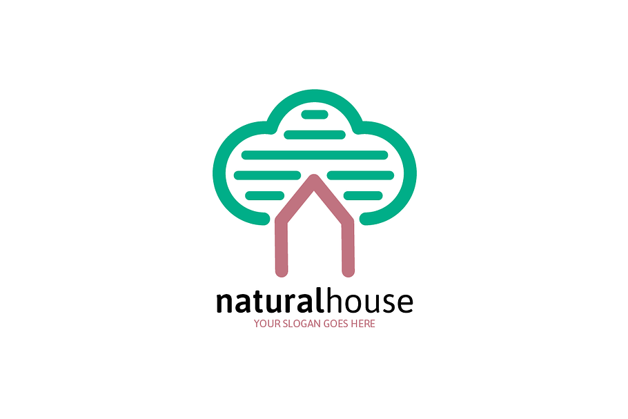 Natural House Logo in Logo Templates - product preview 8