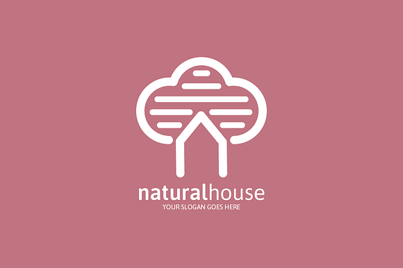 Natural House Logo in Logo Templates - product preview 2