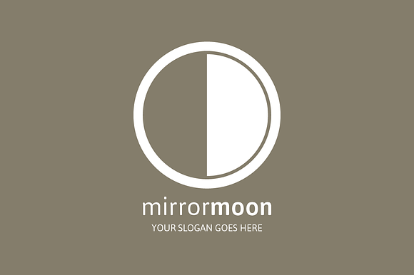 Mirror Moon Logo in Logo Templates - product preview 2