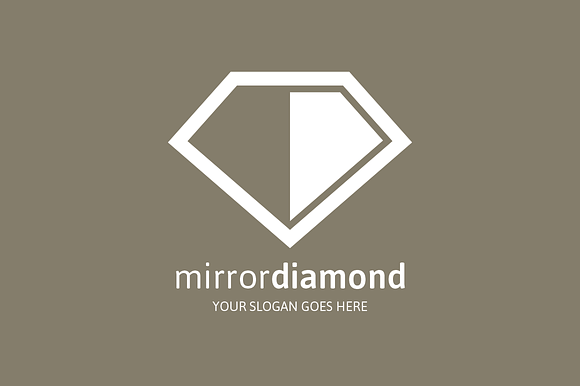 Mirror Diamond Logo in Logo Templates - product preview 2