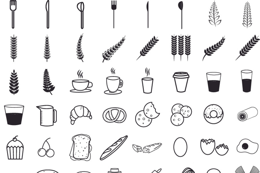 Bakery icons in Graphics - product preview 8