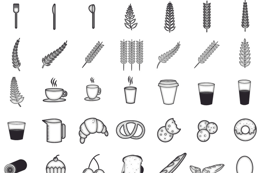 Bakery icons in Graphics - product preview 8
