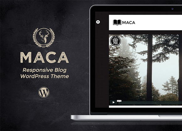 Maca - Responsive Blogging Theme in WordPress Blog Themes - product preview 3