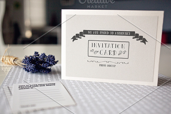 • Typography • Logo • Invitation • in Branding Mockups - product preview 1