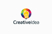 Creative Idea Bulb Logo
