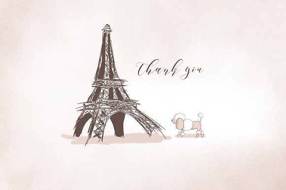 Paris Doodles Pack in Illustrations - product preview 7