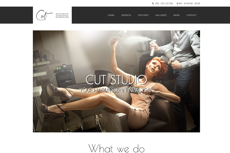 Cut - Hair Salon WordPress Theme in WordPress Business Themes - product preview 8