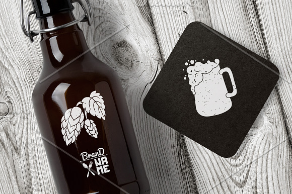 4 Beer Logos in Logo Templates - product preview 1
