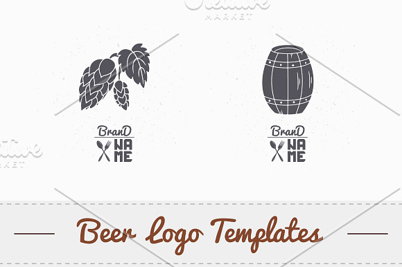 4 Beer Logos in Logo Templates - product preview 3
