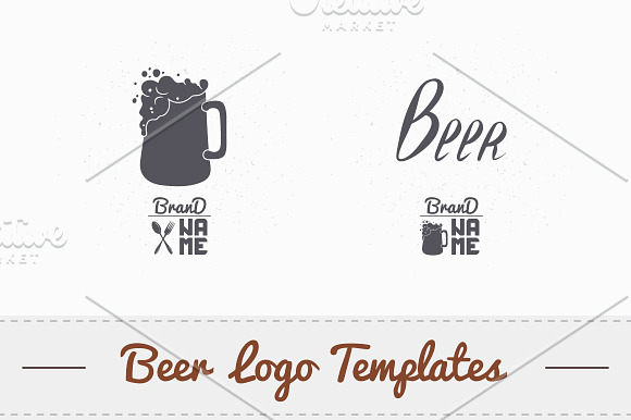 4 Beer Logos in Logo Templates - product preview 4