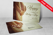 Mother's Day Postcard PSD Template