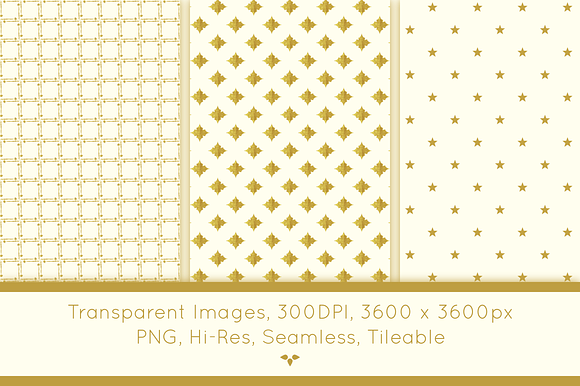 Gold Stars in Patterns - product preview 2