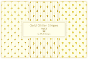Gold Glitter Stripes, Vol 2