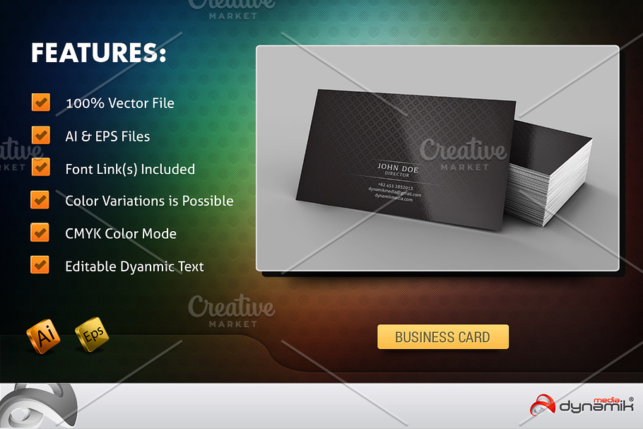 Luxury Style - Business Card in Business Card Templates - product preview 8