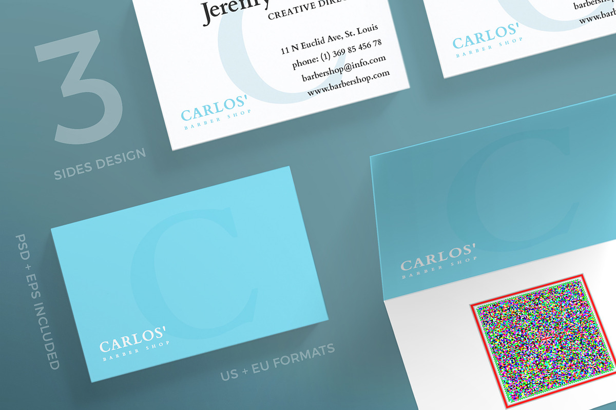 Business Cards | Barber Shop in Business Card Templates - product preview 8