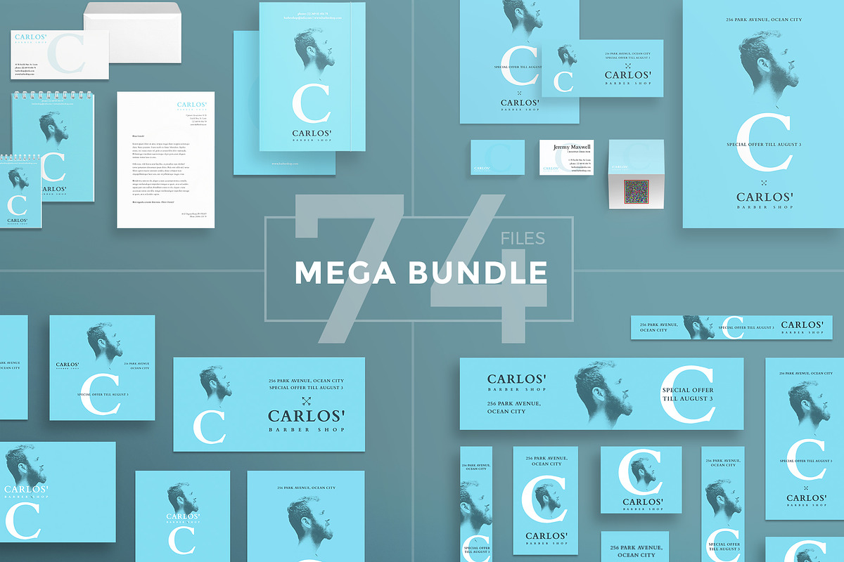 Mega Bundle | Barber Shop in Templates - product preview 8