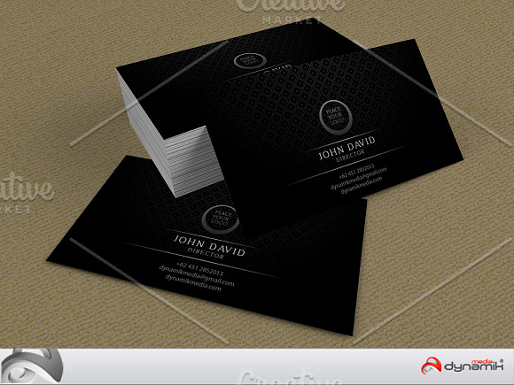 Luxury Style - Business Card in Business Card Templates - product preview 2