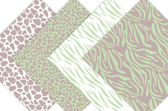 Safari Digital Paper - Animal prints in Patterns - product preview 1