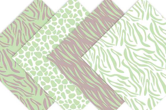 Safari Digital Paper - Animal prints in Patterns - product preview 3