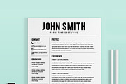 Resume Template & FREE Cover Letter