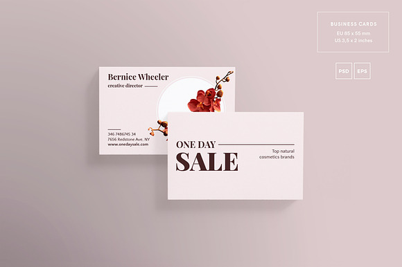 Business Cards | One Day Sale in Business Card Templates - product preview 1