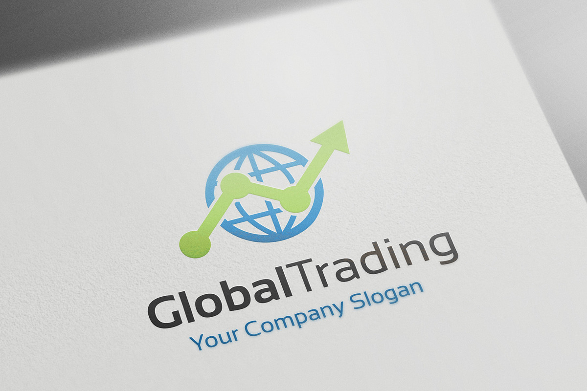 Global Trading | Creative Logo Templates ~ Creative Market