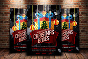 Christmas Boxes Party Flyer