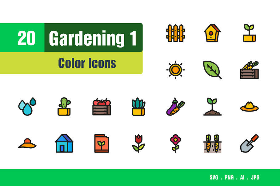 Gardening Icons #1 in Graphics - product preview 8