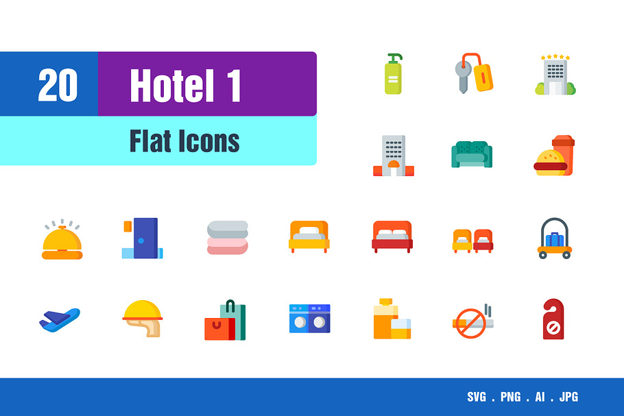 Hotel Icons #1 in Graphics - product preview 8