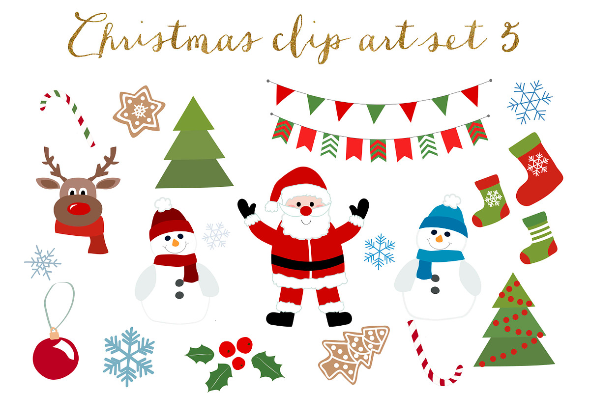 Christmas clipart set 5 in Illustrations - product preview 8