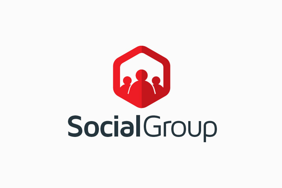 Social Group Logo in Logo Templates - product preview 8