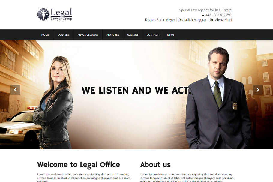 Legal - Law Firm & Attorneys in WordPress Business Themes - product preview 8