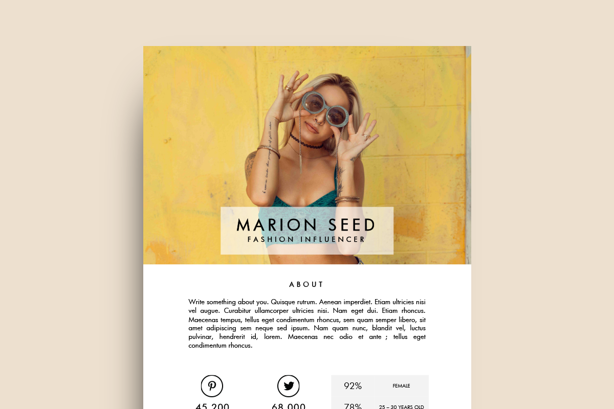 Blog Media / Press Kit Template in Website Templates - product preview 8