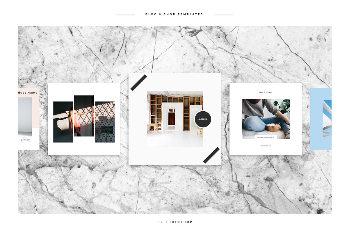 Instagram - Blog & Shop Templates in Instagram Templates - product preview 8