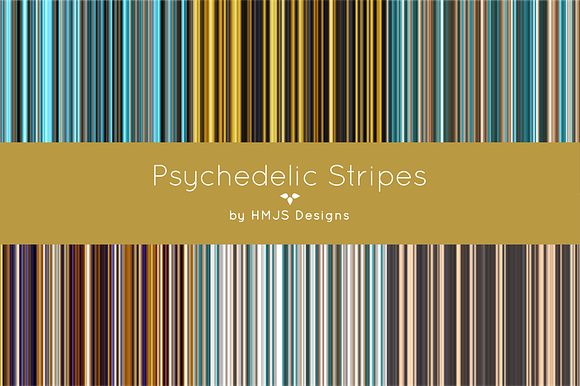 Psychedelic Stripes in Patterns - product preview 2