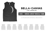 Bella Canvas 3483 Muscle Tank Mocks