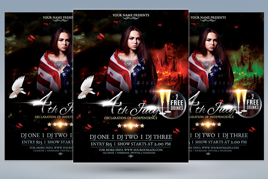 4th of July in Flyer Templates - product preview 8