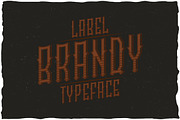 Brandy Vintage Label Typeface