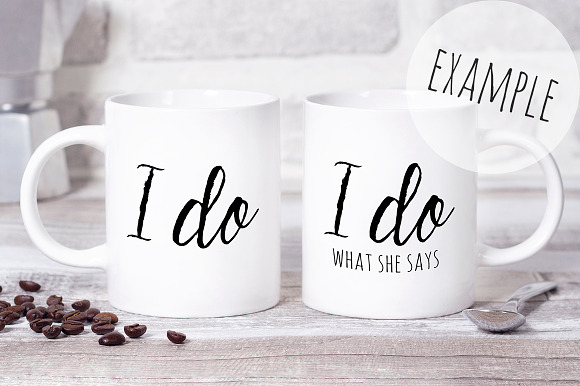Two Mugs Mockup Styled Photo in Product Mockups - product preview 1