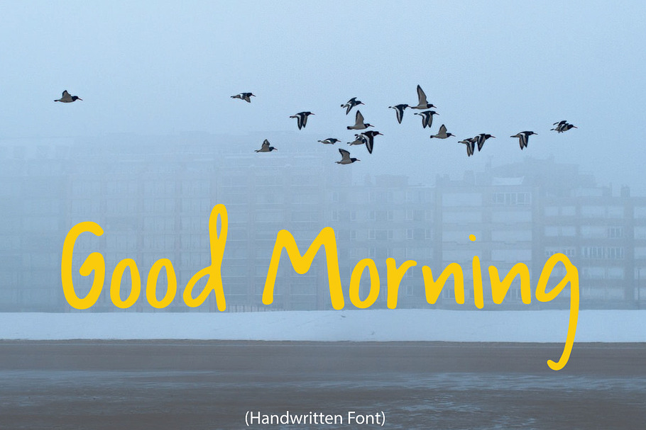 Good Morning | Handwritten Font in Display Fonts - product preview 8