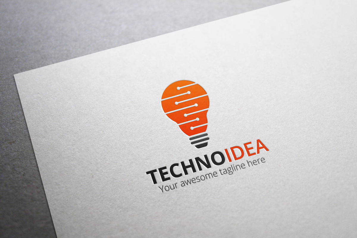 Techno Idea Logo in Logo Templates - product preview 8
