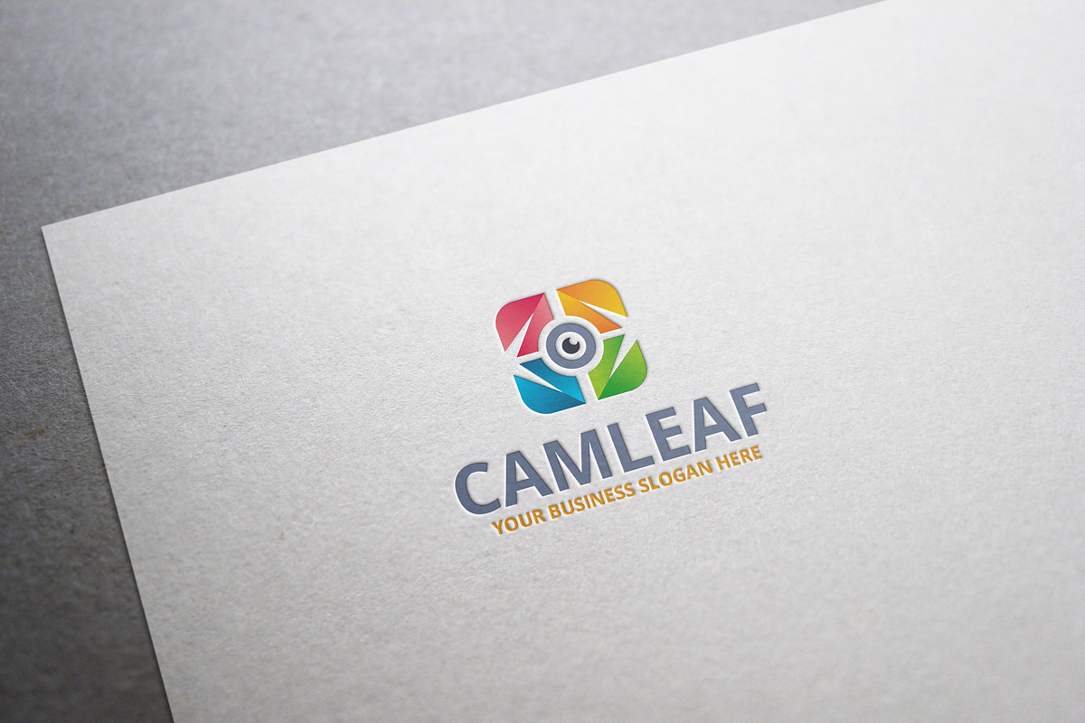Cam Leaf Logo in Logo Templates - product preview 8